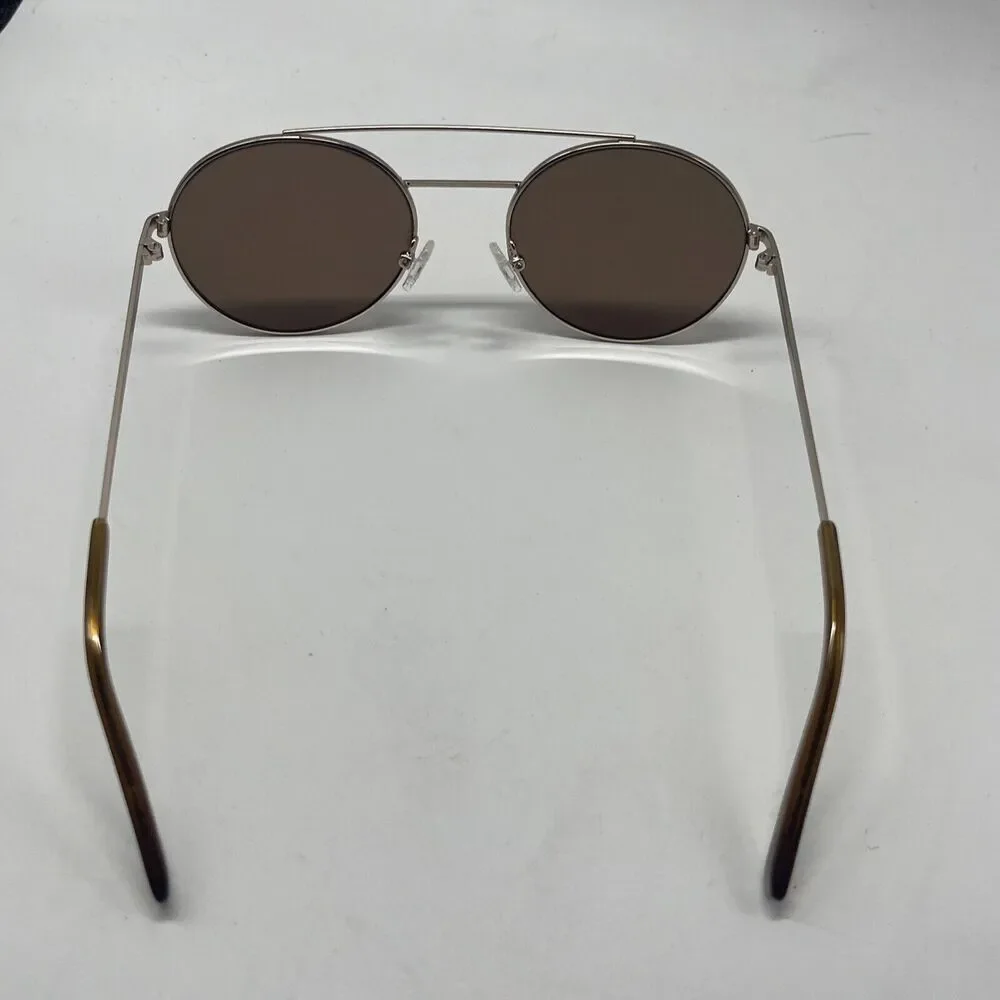 Sean John SJOS504 Round Aviator Sunglasses In Matte Gold New W/Out Tag